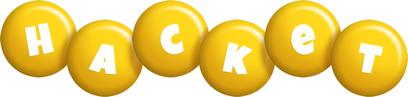 Hacket candy-yellow logo