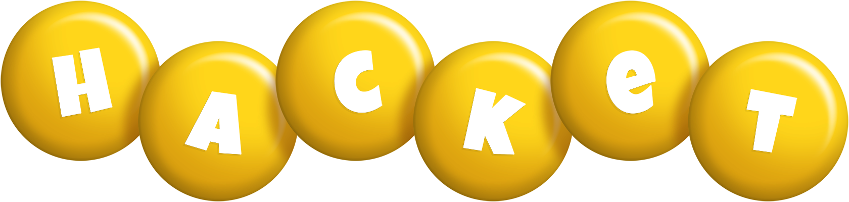 Hacket candy-yellow logo