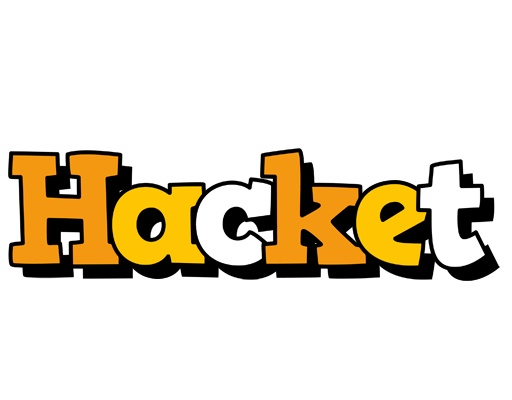 Hacket cartoon logo