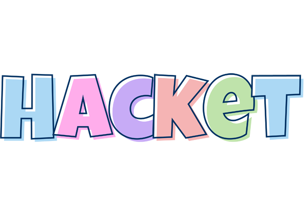 Hacket pastel logo