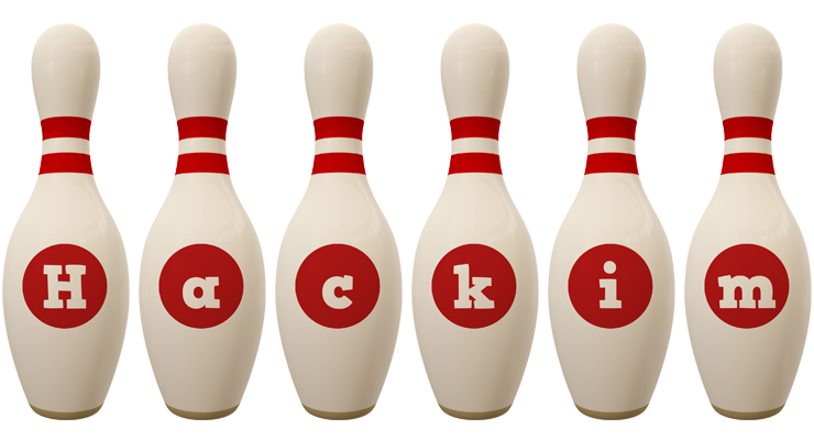 Hackim bowling-pin logo
