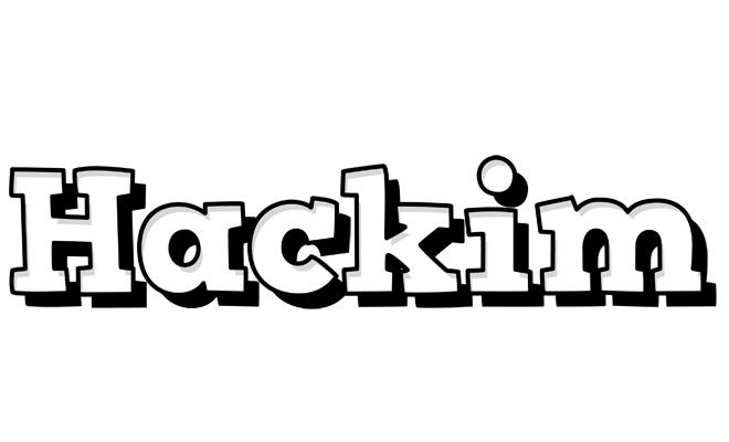Hackim snowing logo