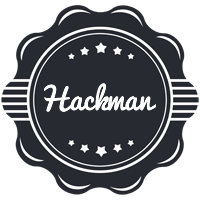 Hackman badge logo