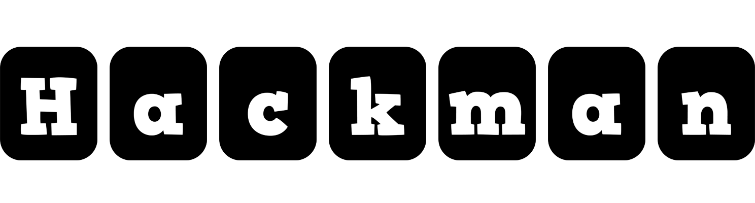 Hackman box logo