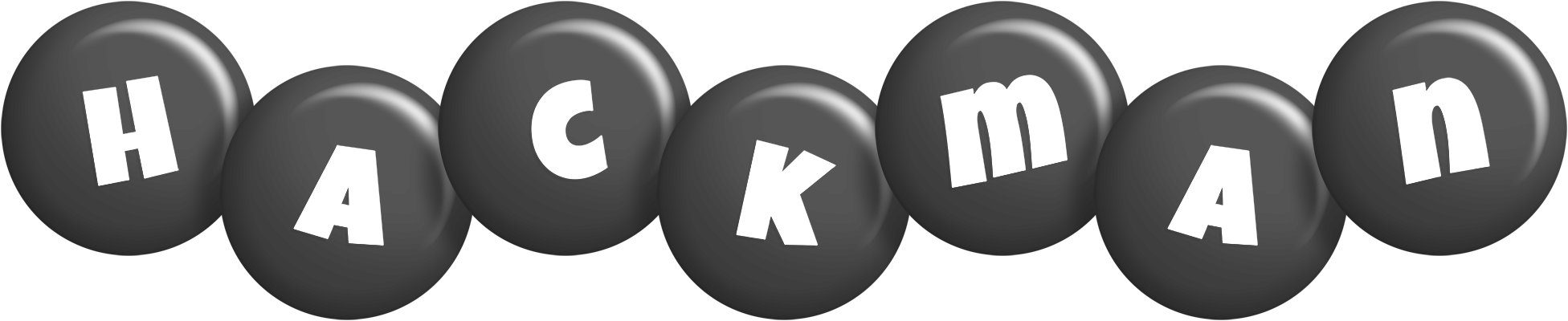 Hackman candy-black logo