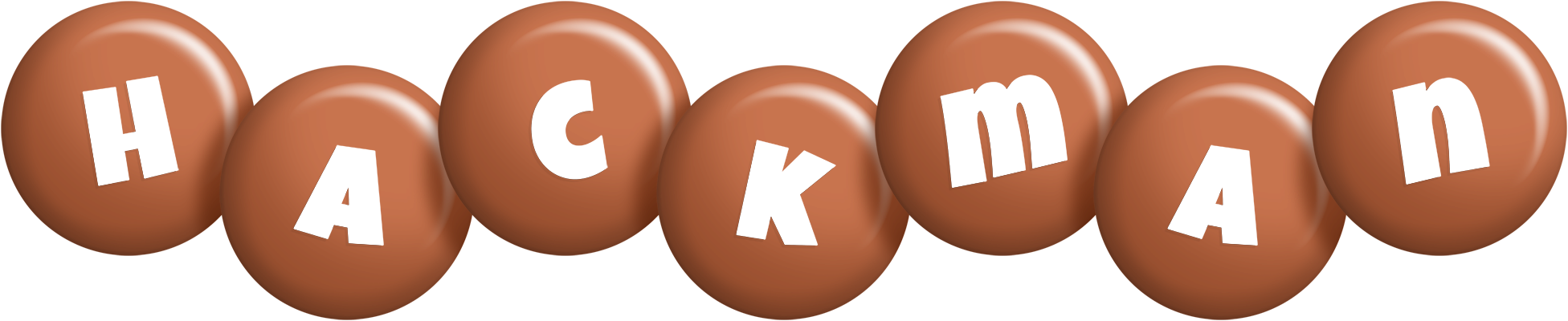 Hackman candy-brown logo