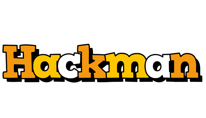 Hackman cartoon logo