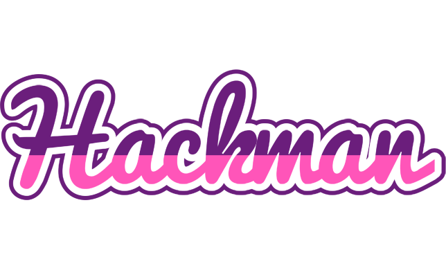 Hackman cheerful logo