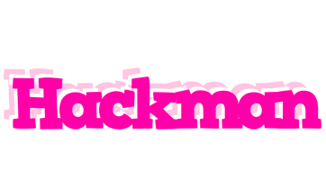 Hackman dancing logo