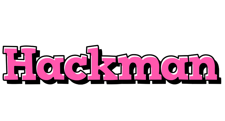 Hackman girlish logo