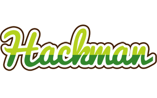 Hackman golfing logo