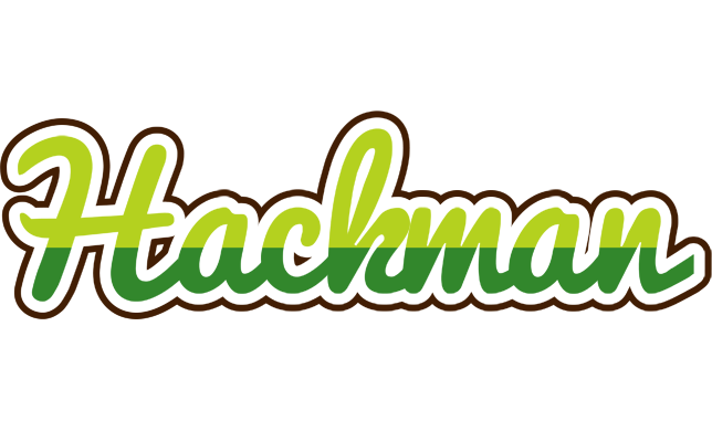 Hackman golfing logo