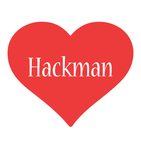 Hackman love logo