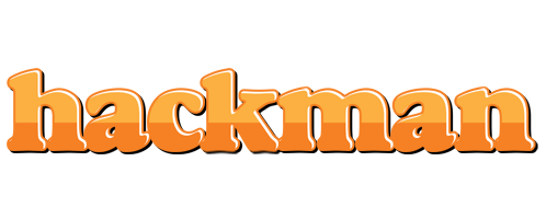 Hackman orange logo