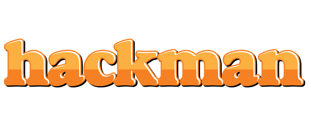 Hackman orange logo