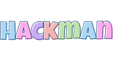 Hackman pastel logo