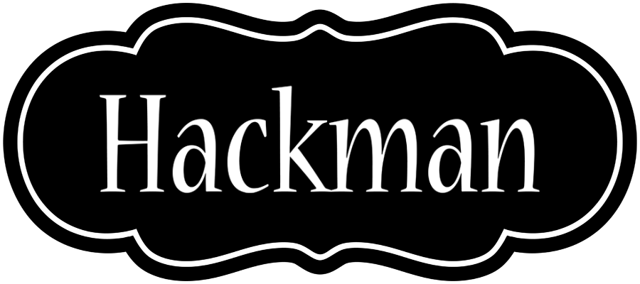 Hackman welcome logo