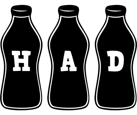 Had bottle logo