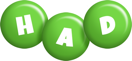 Had candy-green logo