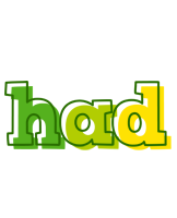 Had juice logo