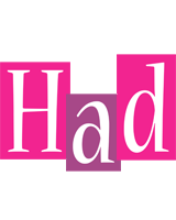 Had whine logo