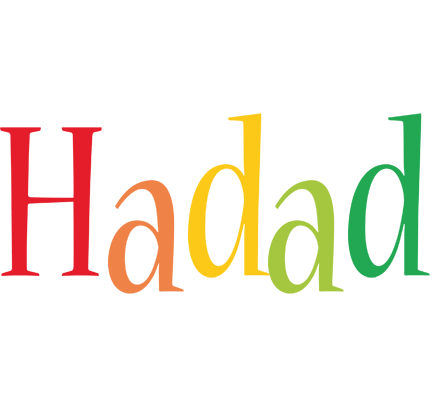Hadad birthday logo