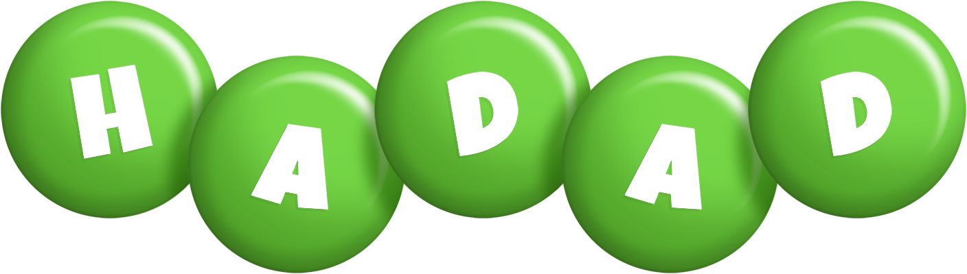 Hadad candy-green logo