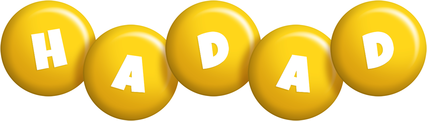 Hadad candy-yellow logo