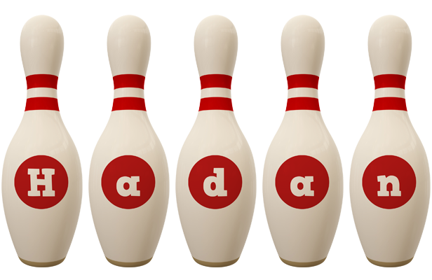 Hadan bowling-pin logo