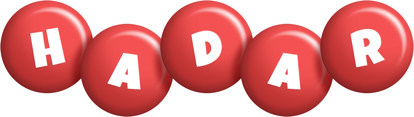 Hadar candy-red logo