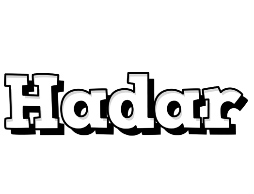 Hadar snowing logo
