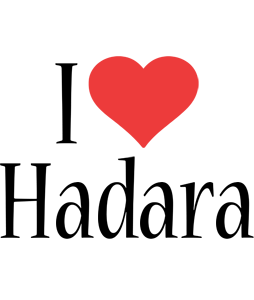 Hadara i-love logo