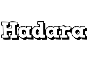 Hadara snowing logo