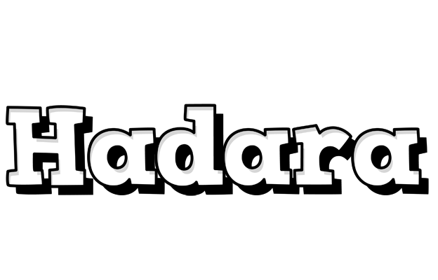Hadara snowing logo