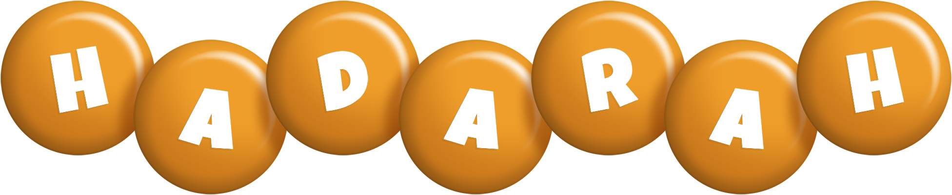 Hadarah candy-orange logo