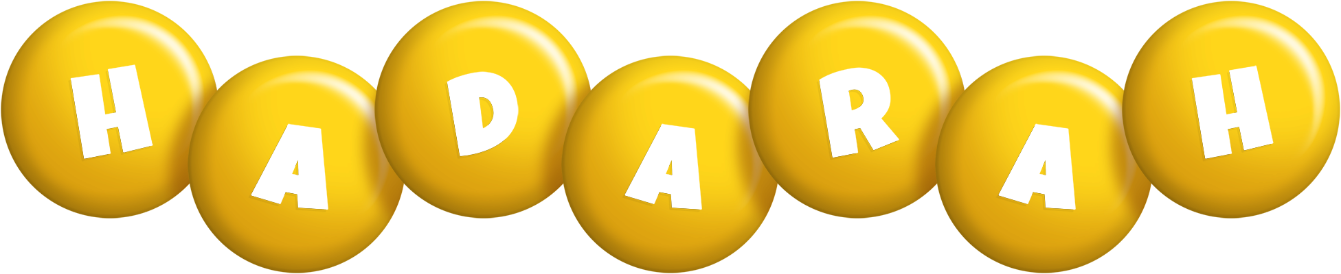 Hadarah candy-yellow logo