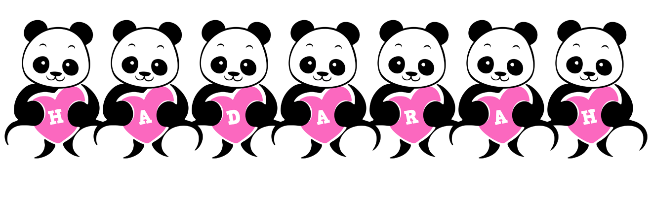 Hadarah love-panda logo