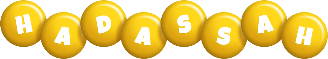 Hadassah candy-yellow logo