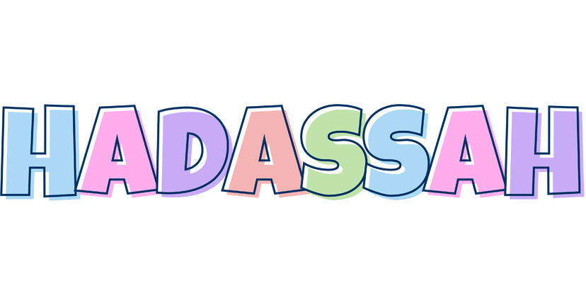 Hadassah pastel logo