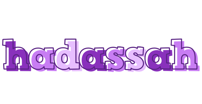 Hadassah sensual logo