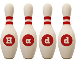 Hadd bowling-pin logo