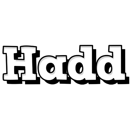 Hadd snowing logo