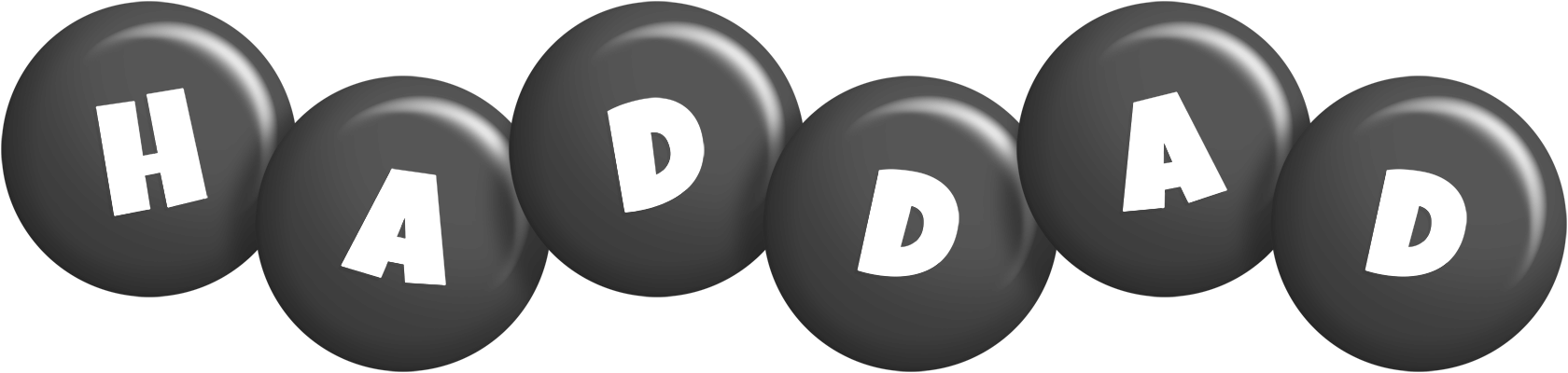Haddad candy-black logo