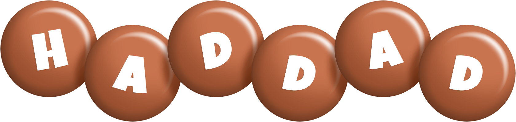 Haddad candy-brown logo