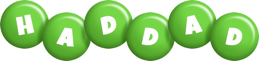 Haddad candy-green logo