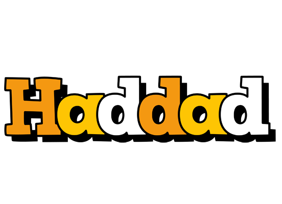 Haddad cartoon logo