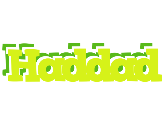 Haddad citrus logo