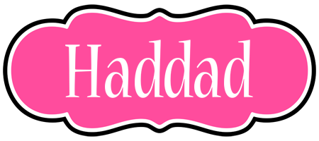 Haddad invitation logo