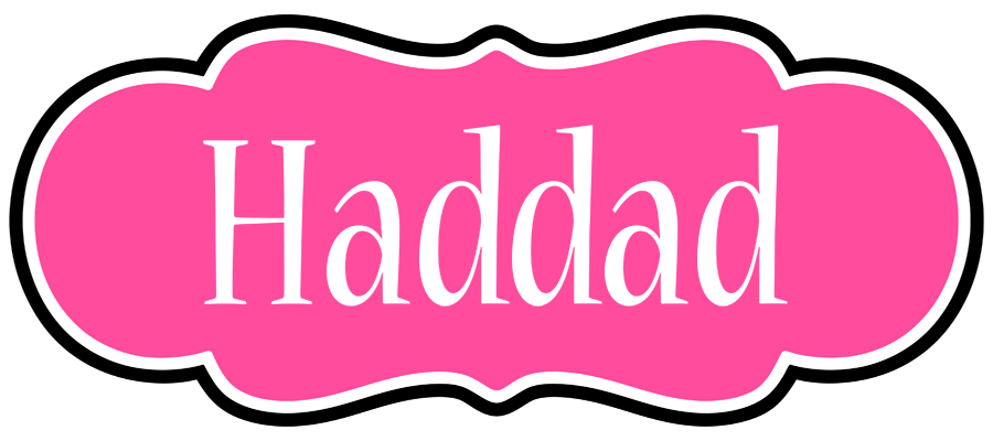 Haddad invitation logo