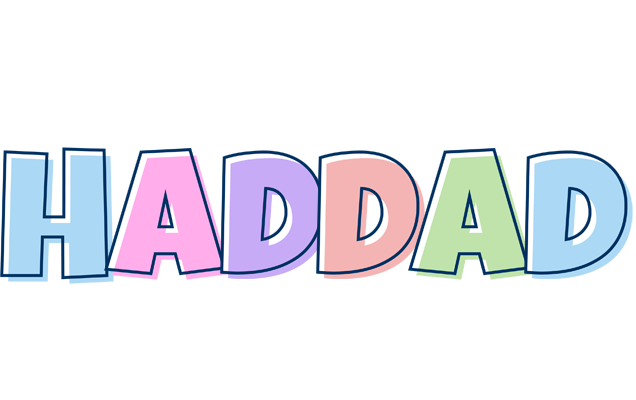 Haddad pastel logo